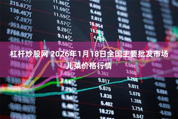 杠杆炒股网 2026年1月18日全国主要批发市场儿菜价格行情